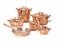 Amoretti Brothers Copper Cookware set of 11 with bronze lid