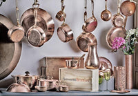 5.7 qt Copper Dutch Oven w Flower Lid - AmorettiBrothers
