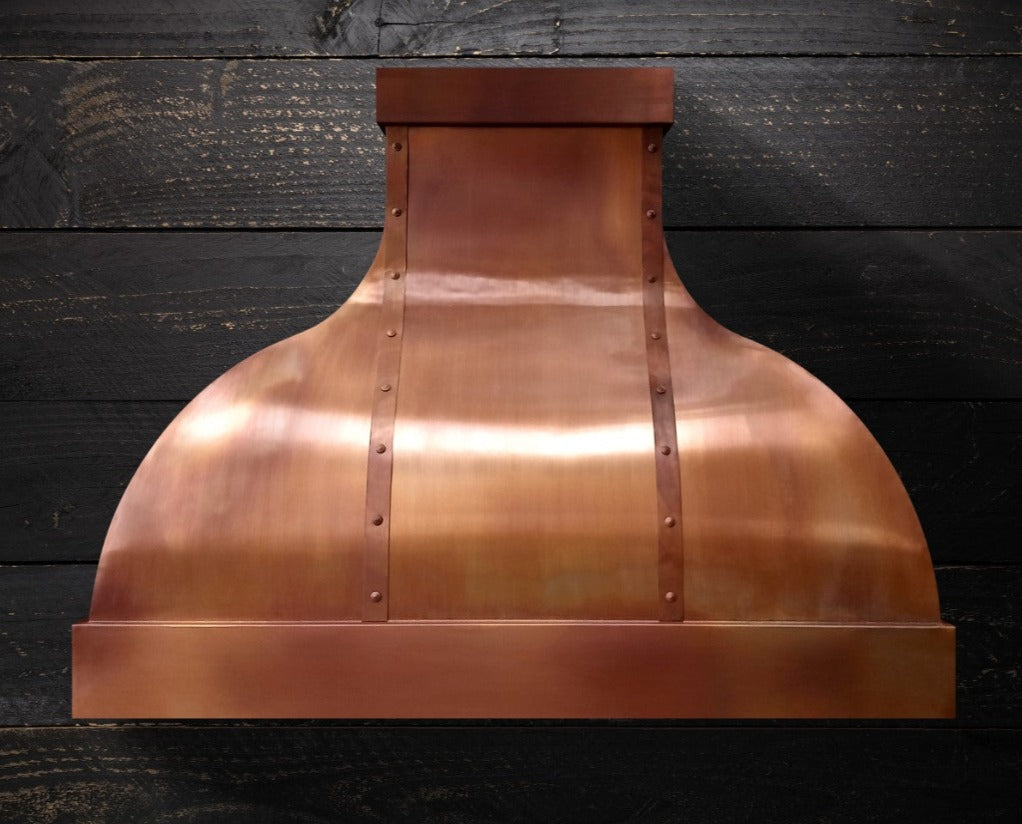 Copper Range Hood Custom Sabine Style by Amoretti Brothers
